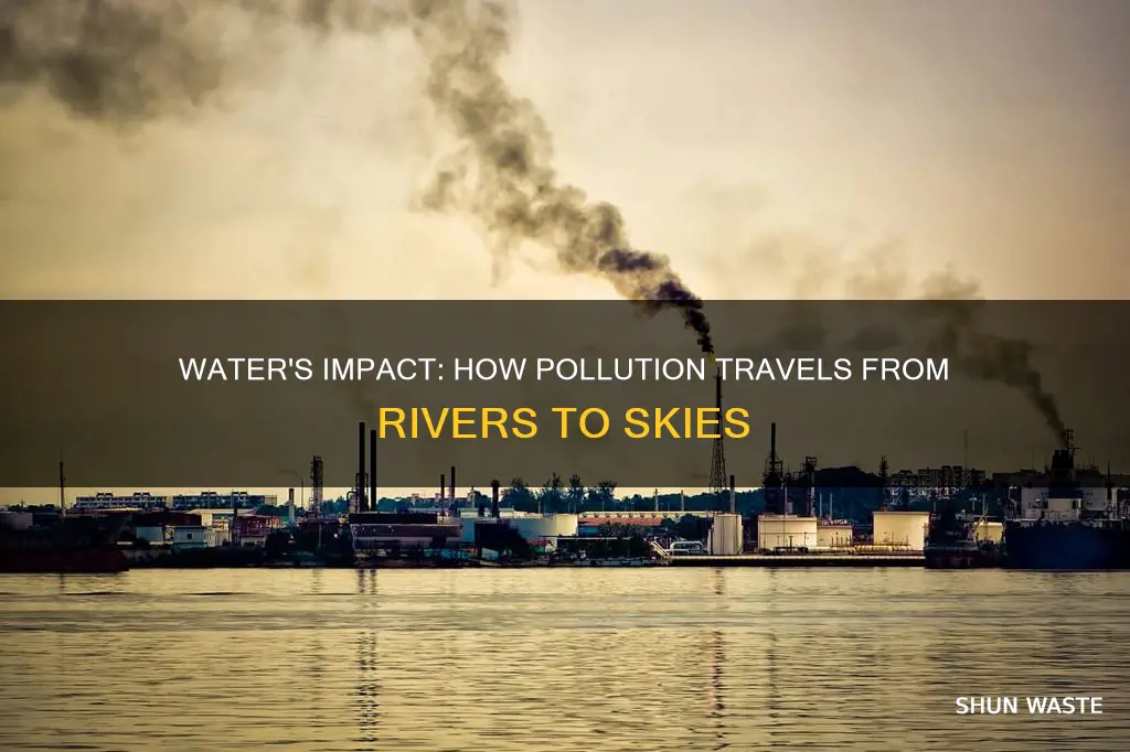 how does polluted water lead to polluted air