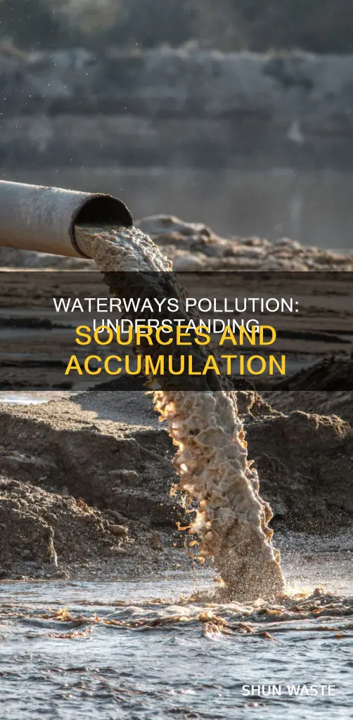 how does pollution accumulate in waterways