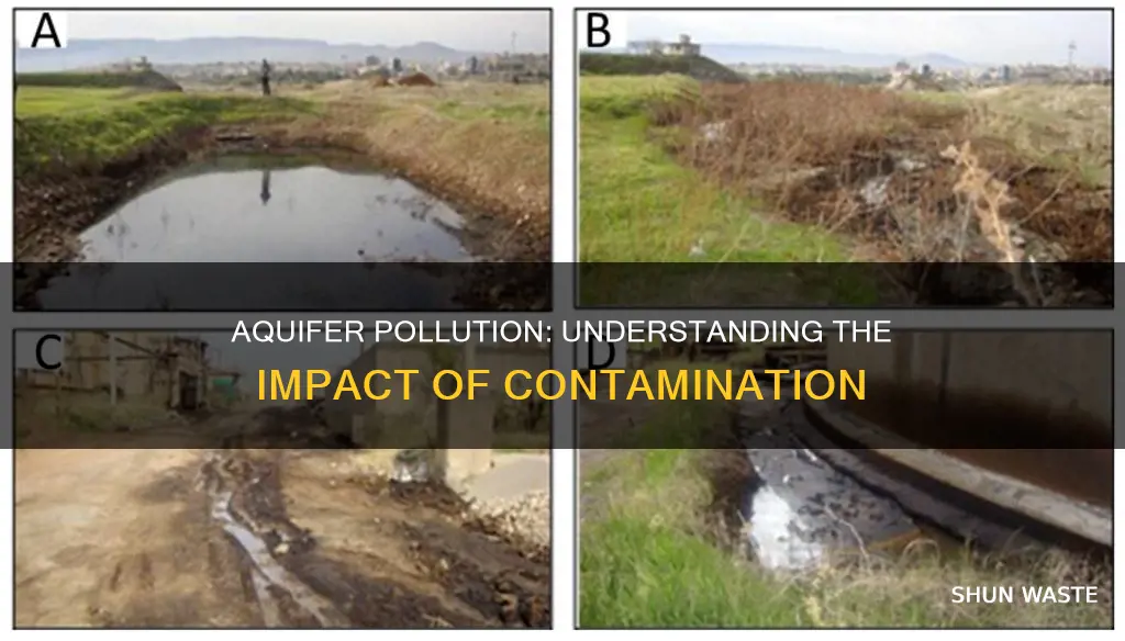 how does pollution affect an aquifer