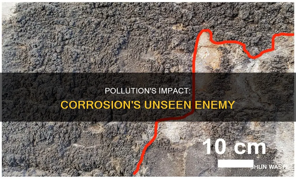 how does pollution affect corrosion