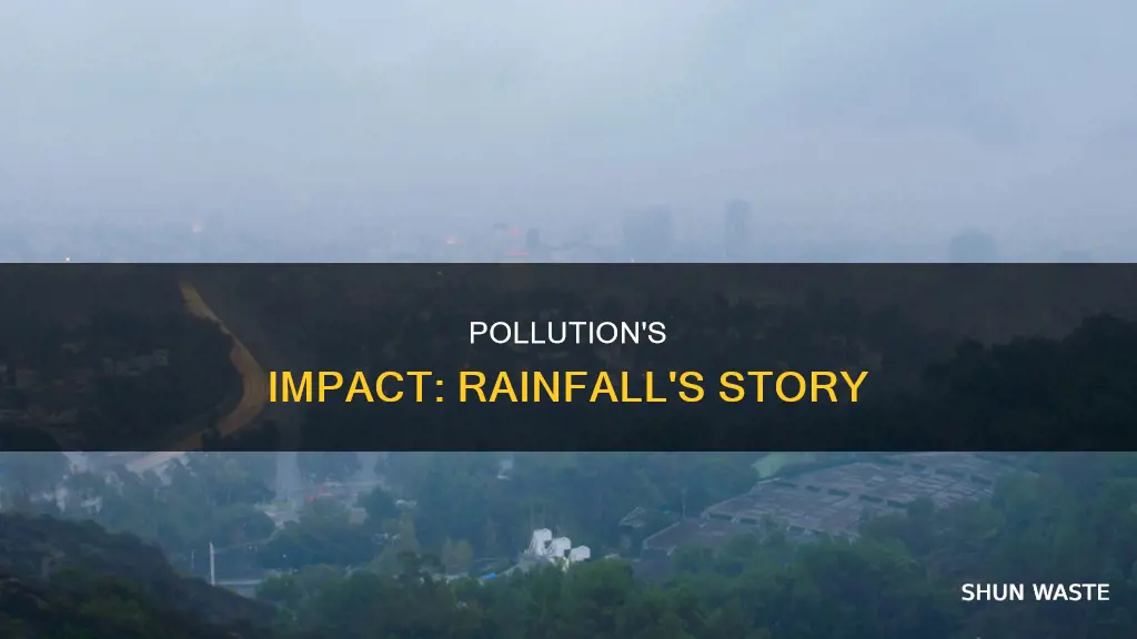 how does pollution affect rainfall