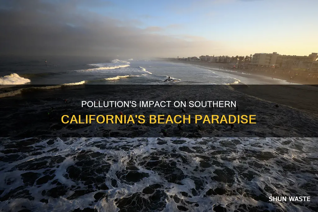 how does pollution affect southern california beaches