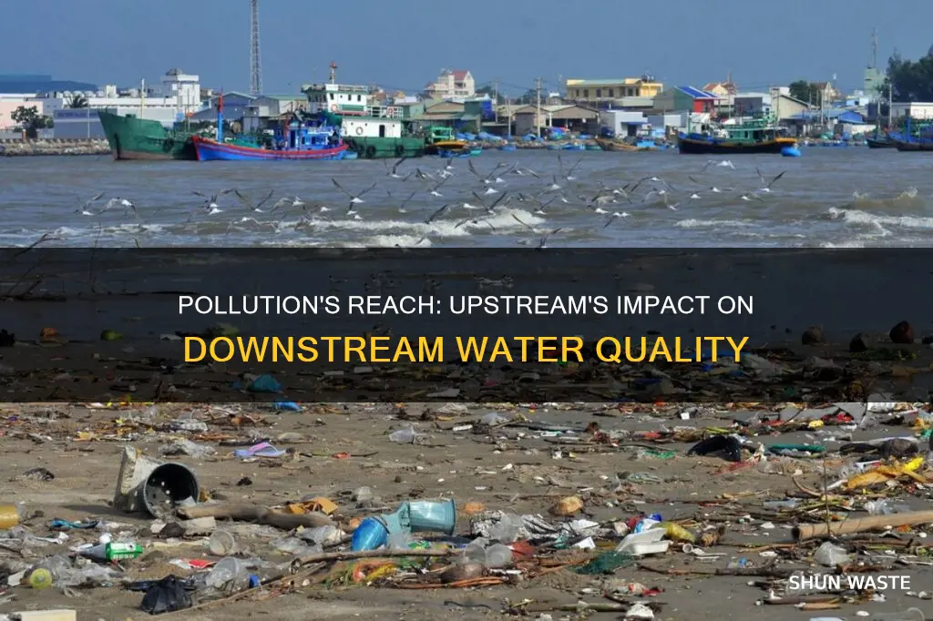 how does pollution upstream affect water downstream