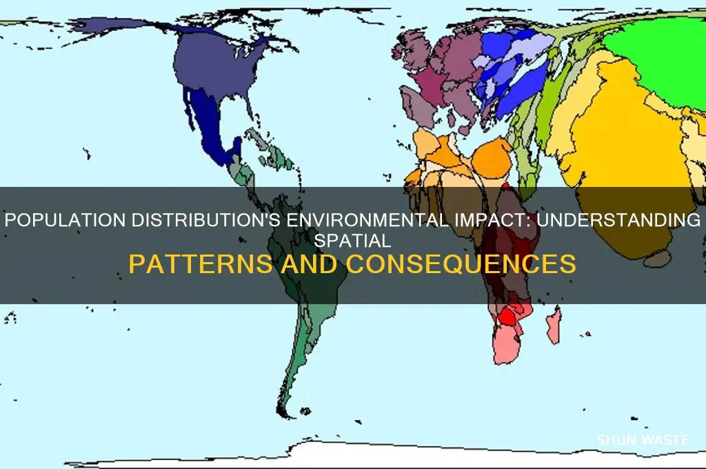 how does population distribution affect the environment worksheet