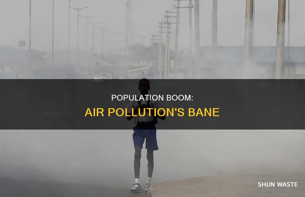 how does population growth affect air pollution