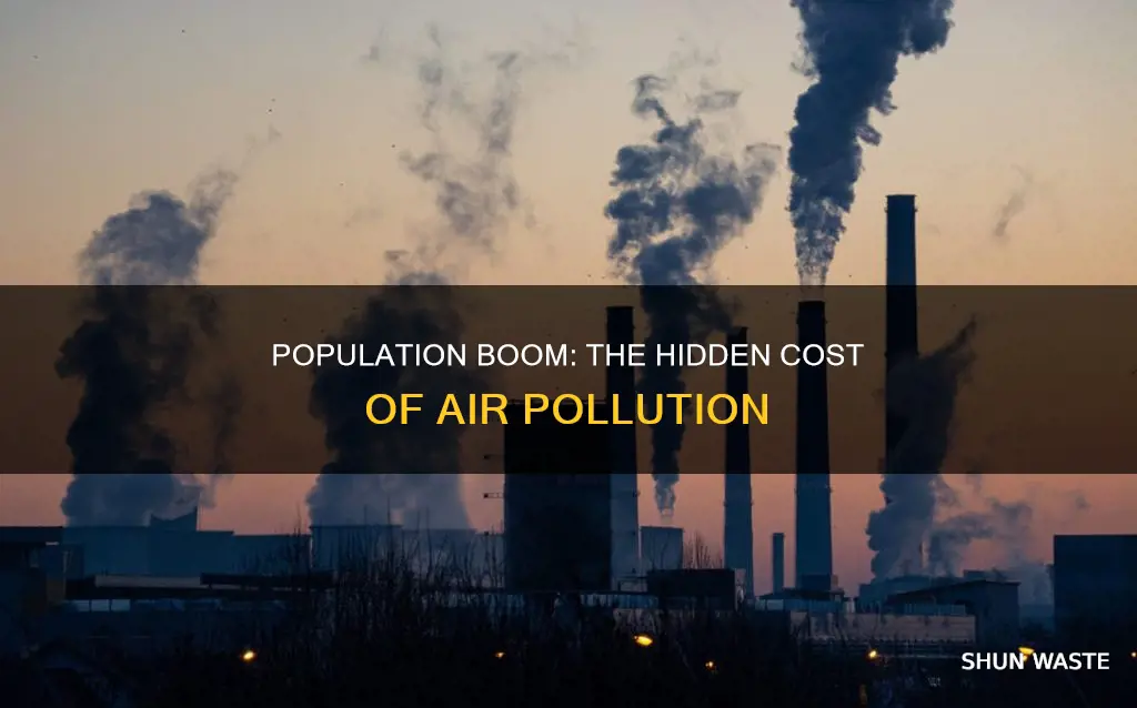 how does population growth cause air pollution