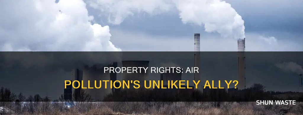 how does property rights correlate with air pollution