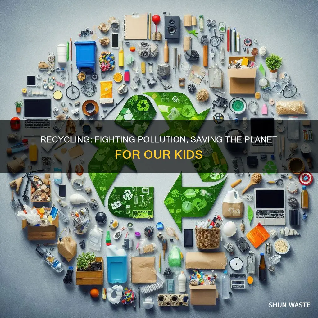 how does recycling reduce pollution for kids