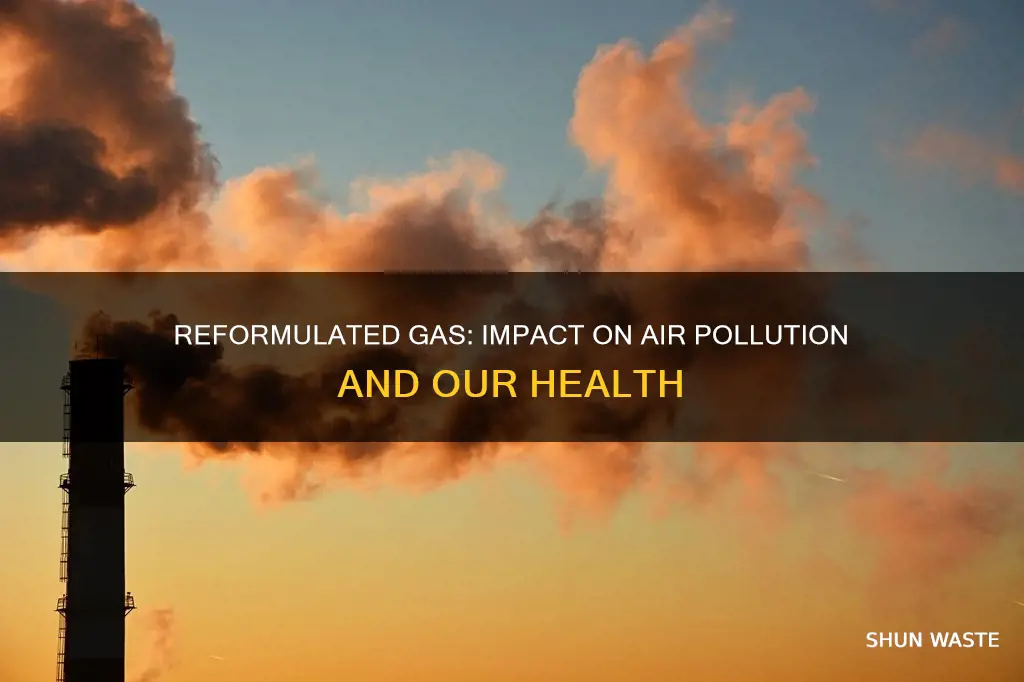 how does reformulated gas affect air pollution