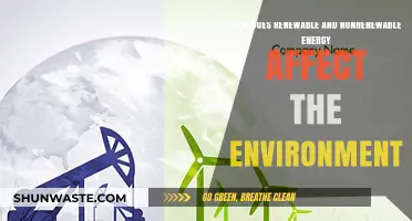 Renewable vs. Nonrenewable Energy: Environmental Impacts and Sustainability