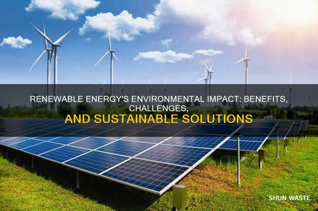 how does renewable energy affect the environment