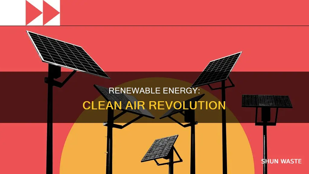 how does renewable energy help air pollution