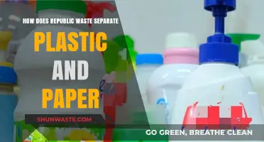 Republic Waste's Innovative Process: Separating Plastic and Paper for Recycling