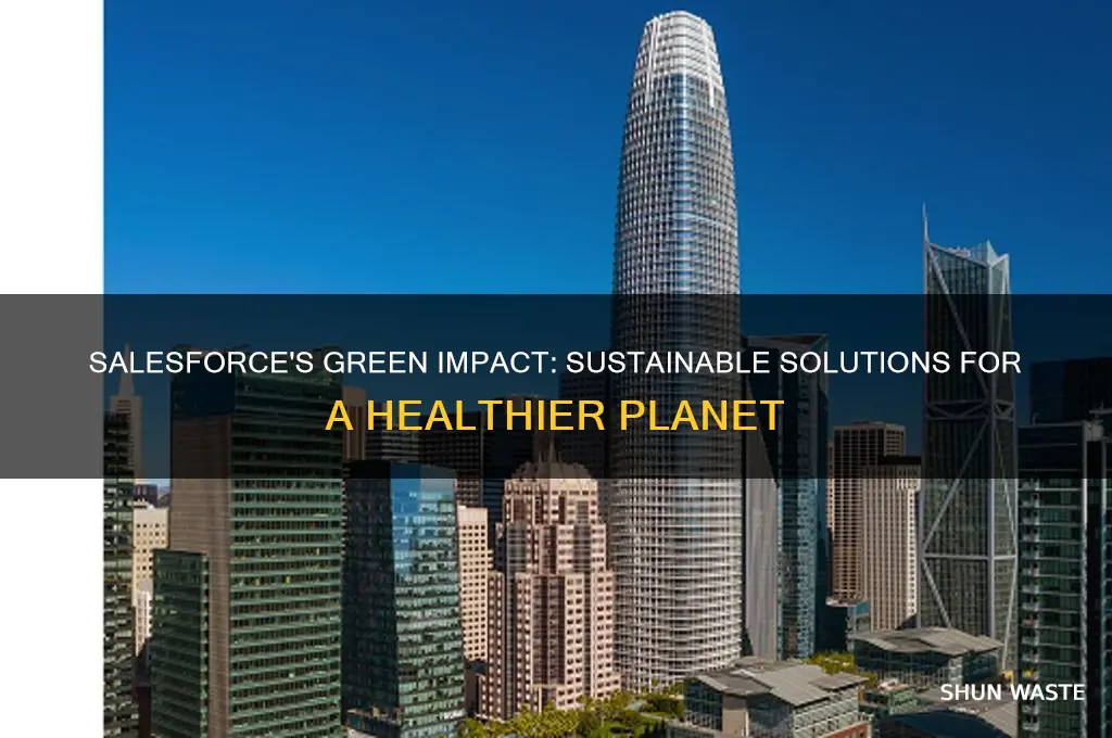 how does salesforce help the environment
