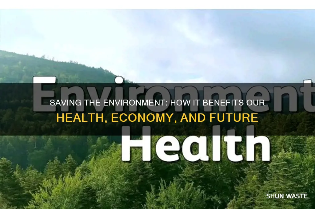 how does saving the environment help