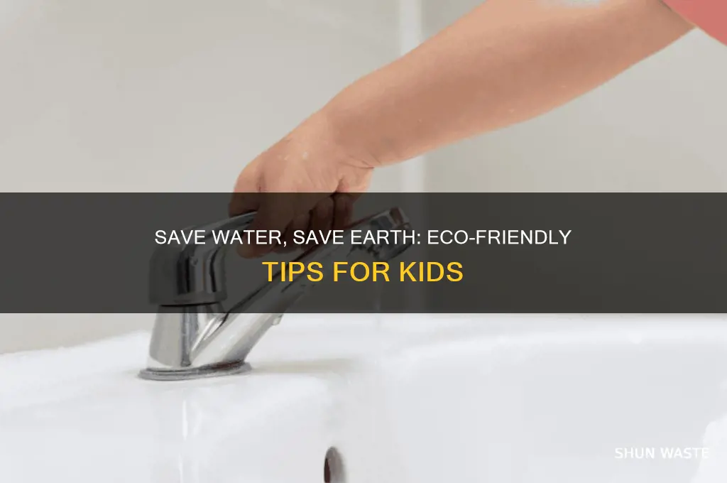 how does saving water help the environment for kids