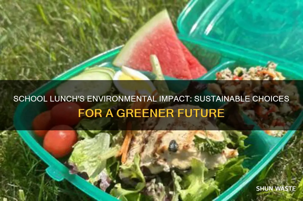 how does school lunch affect the environment