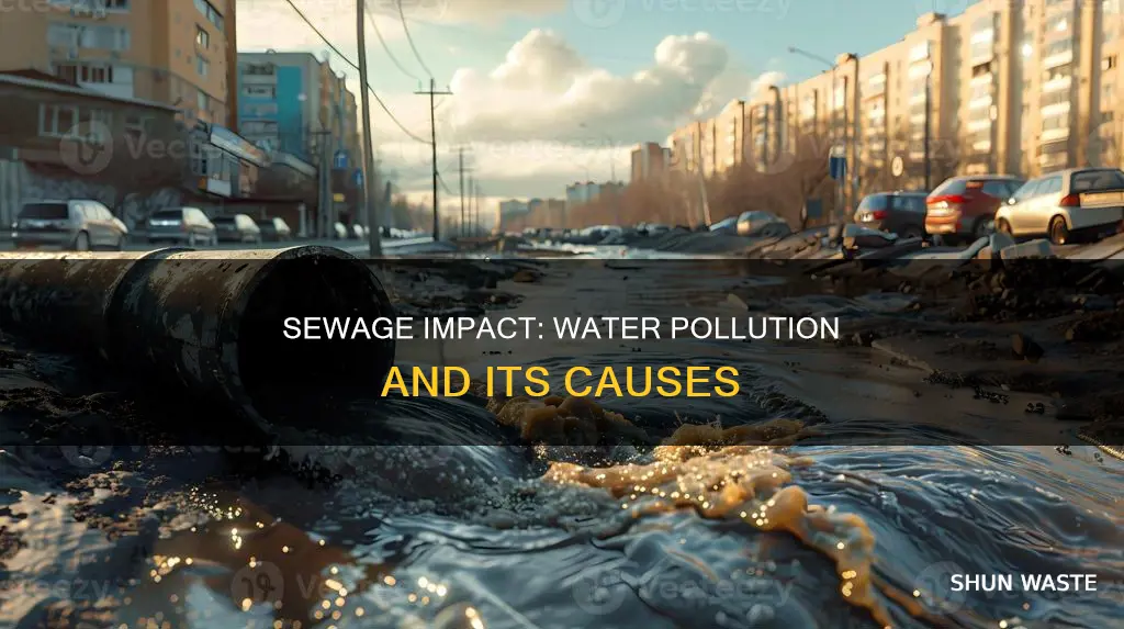 how does sewage affect water pollution