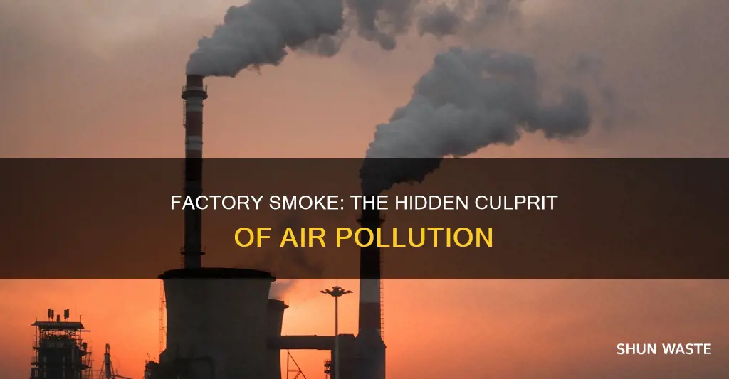 how does smoke from factories cause pollution