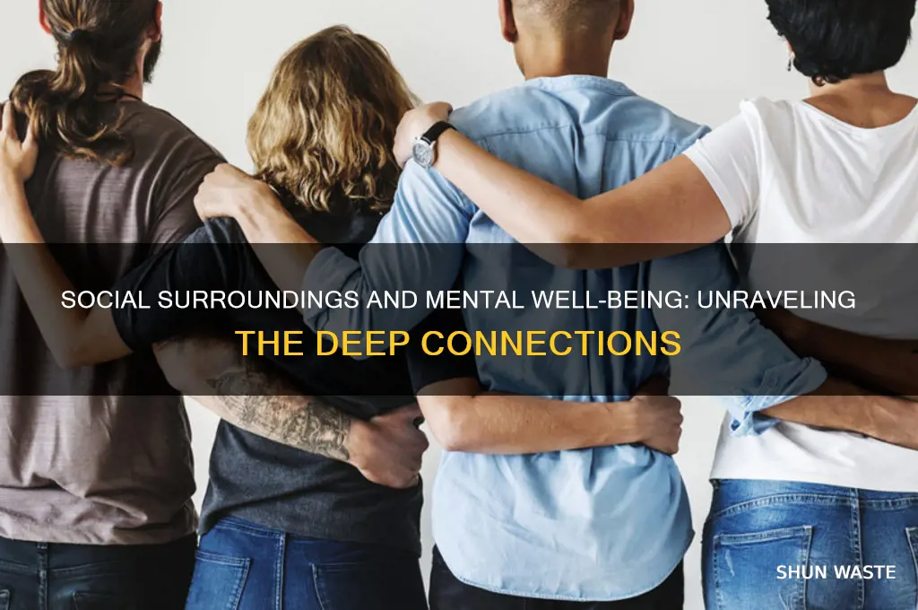 how does social environment affect mental health