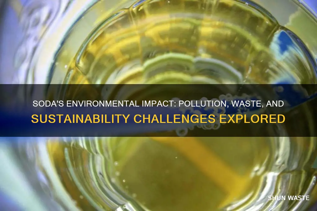 how does soda affect the environment