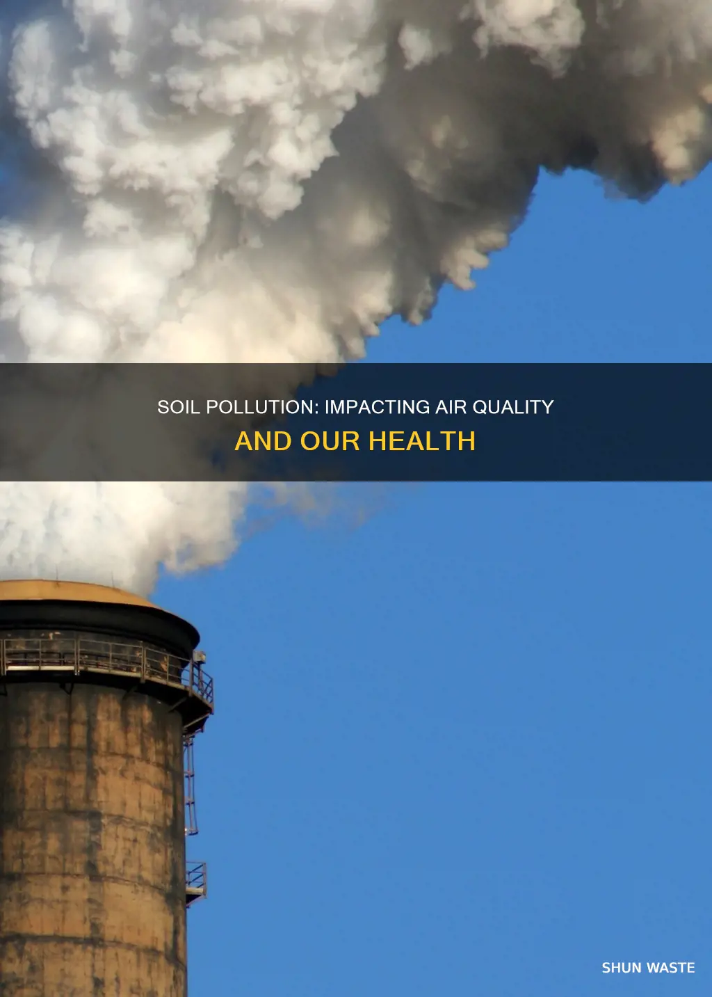how does soil pollution affect the air