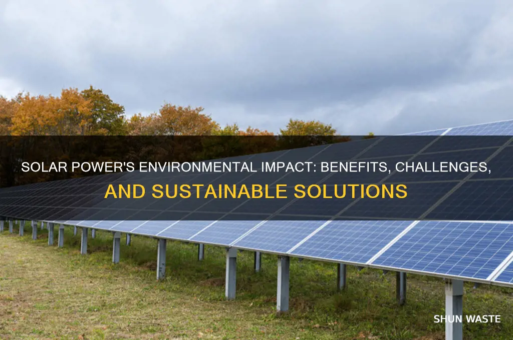 how does solar affect the environment