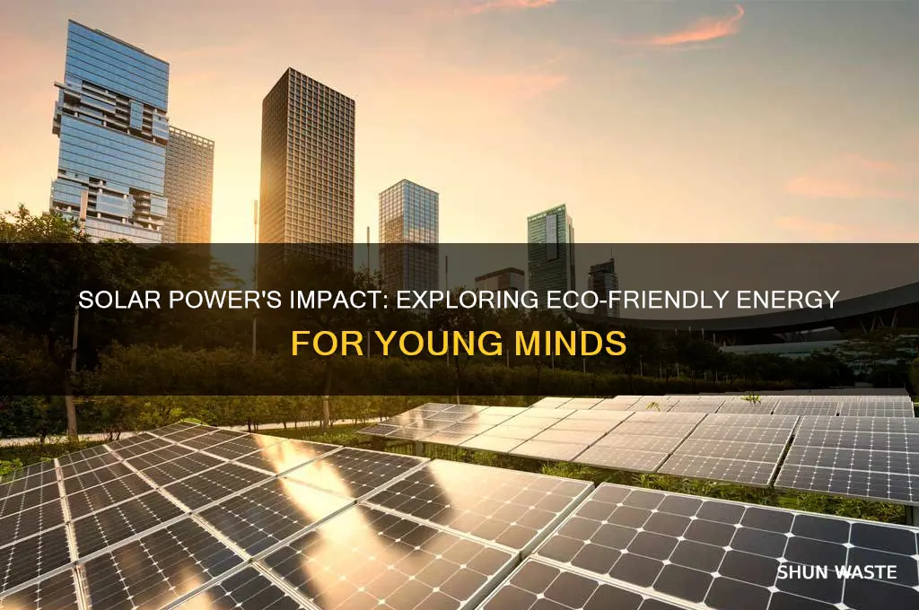 how does solar energy affect the environment for kids