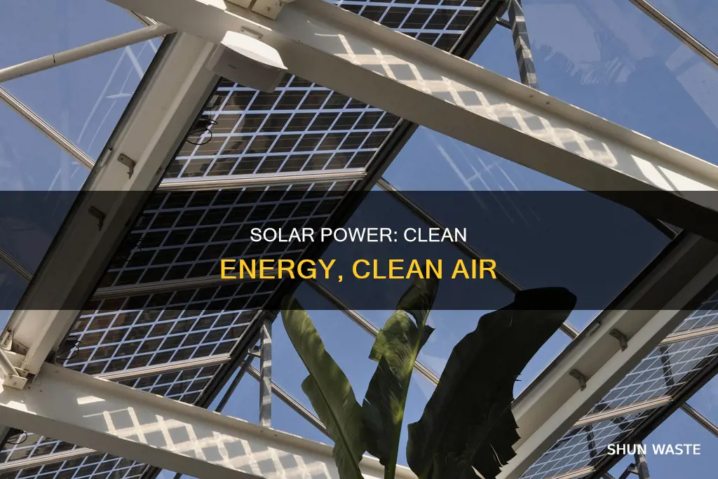 how does solar energy not pollute the air