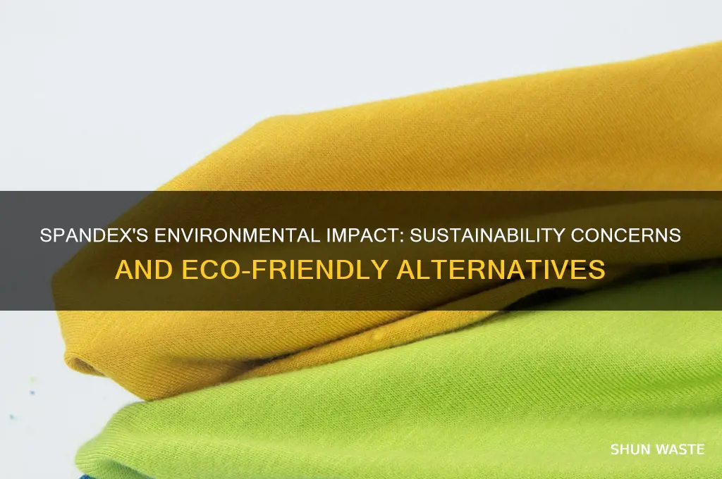 how does spandex affect the environment