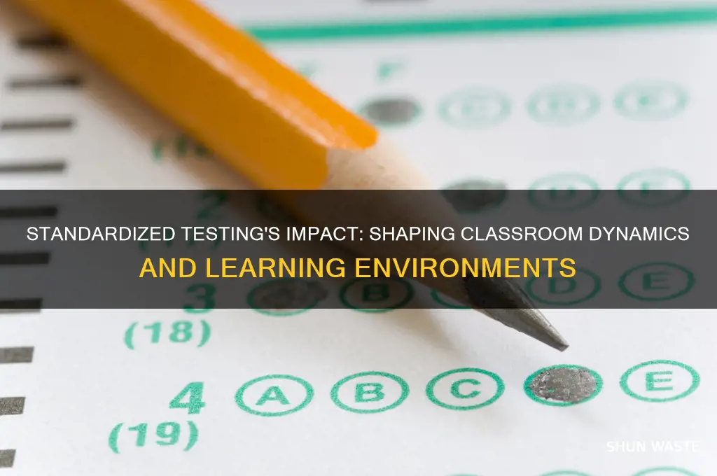 how does standardized assessment affect the classroom environment