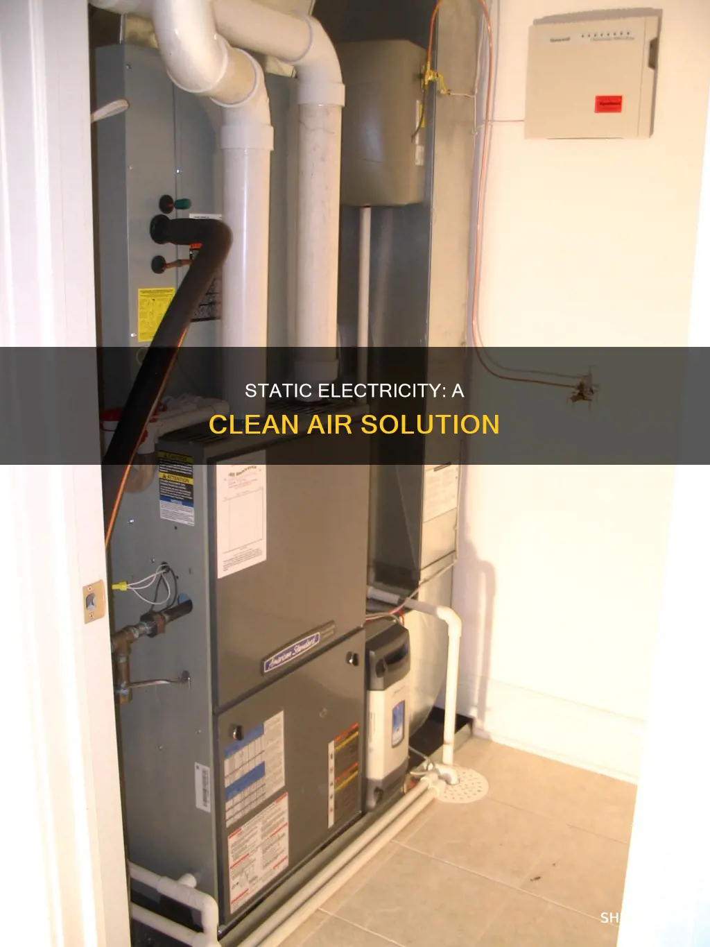 how does static electricity control air pollution