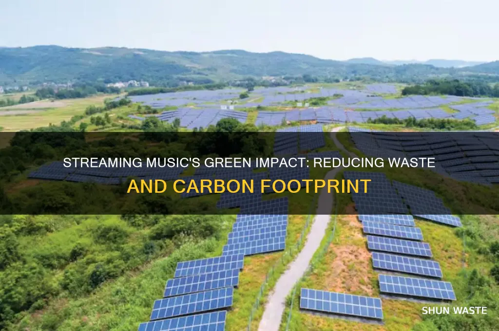 how does streaming music help the environment