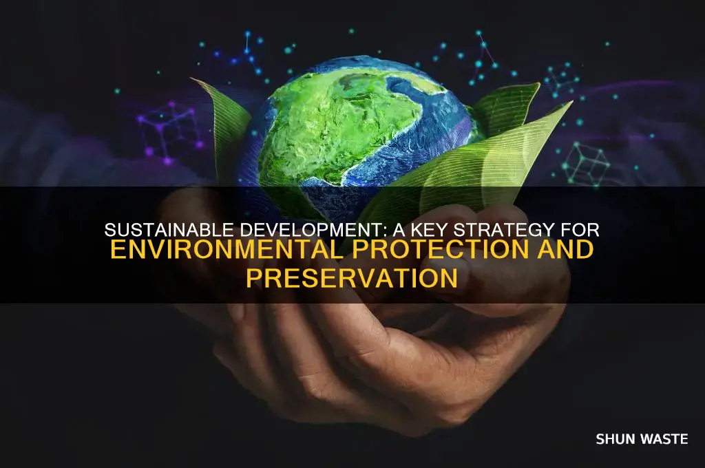 how does sustainable development help in the protection of environment