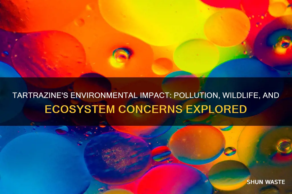 how does tartrazine affect the environment