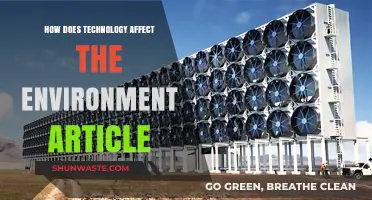 Technology's Environmental Impact: Benefits, Challenges, and Sustainable Solutions