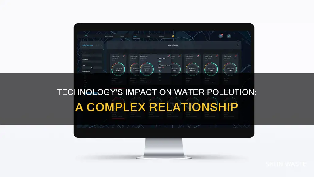 how does technology affect water pollution