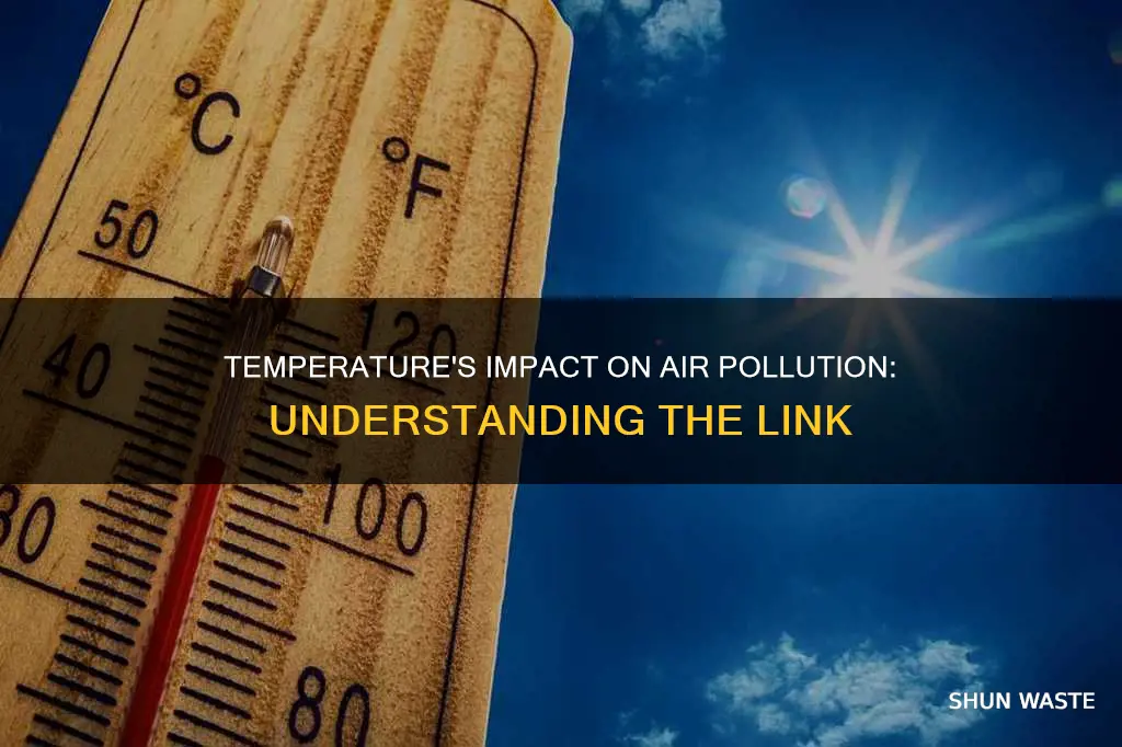 how does temperature affect air pollution