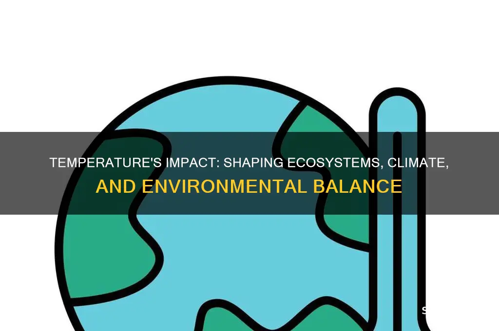 how does temperature affect the environment