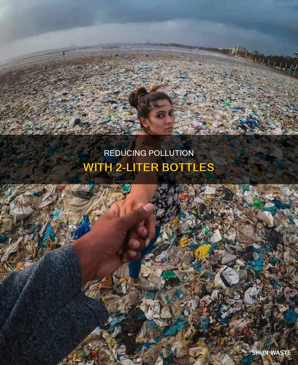how does the 2 leater bottle help with pollution
