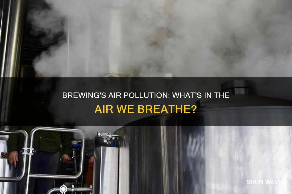 how does the beer brewing process produce air pollutants