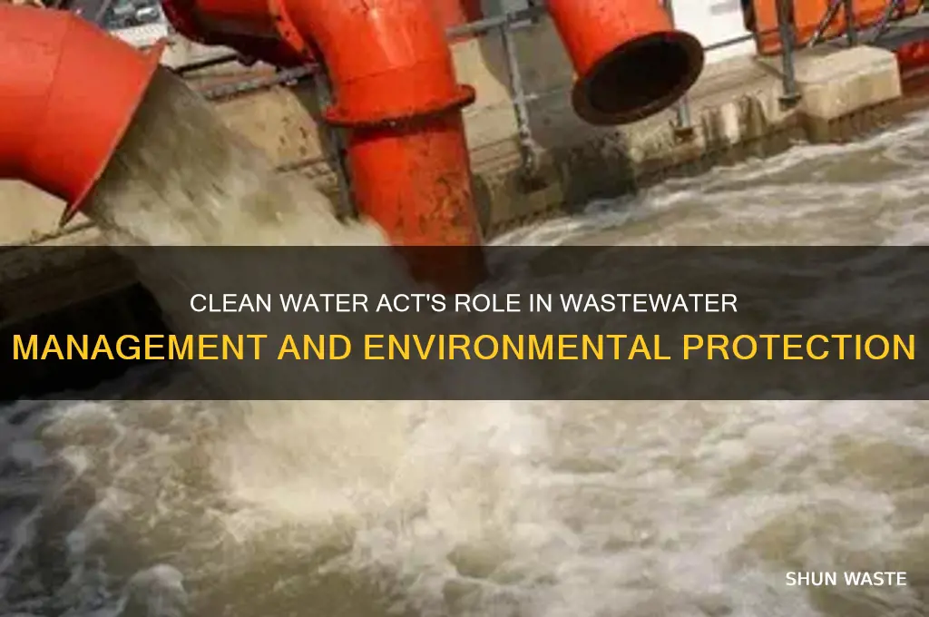 how does the clean water act connetc to waster water