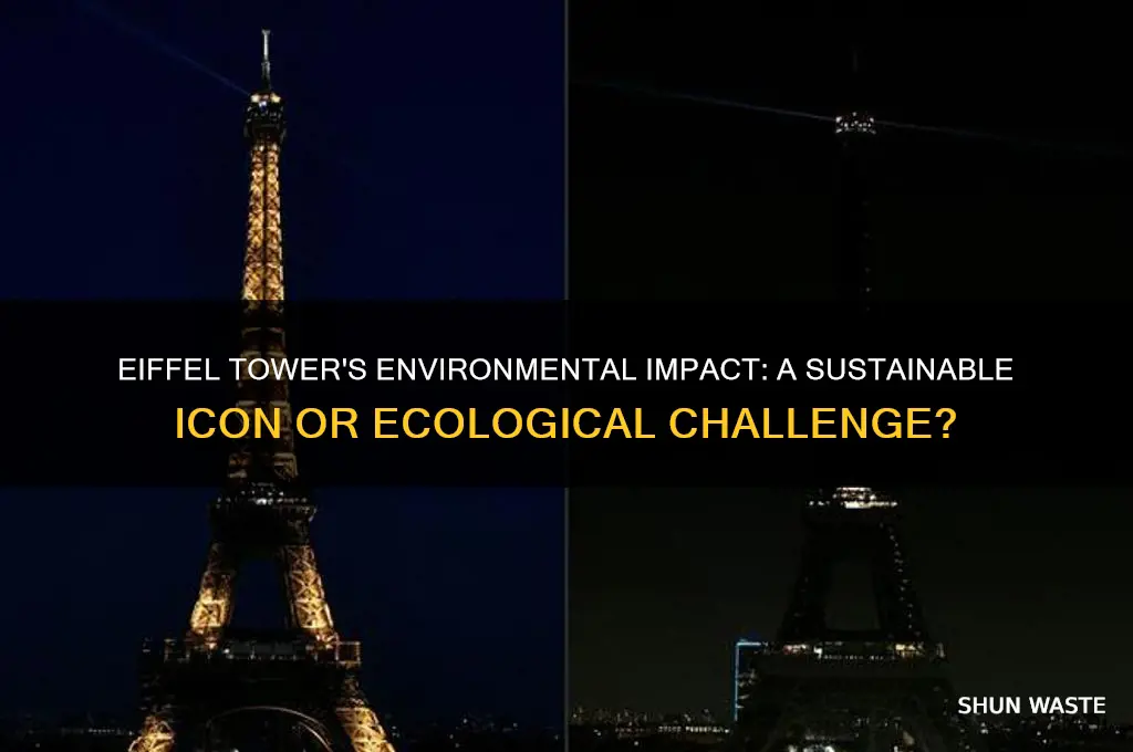 how does the eiffel tower affect the environment