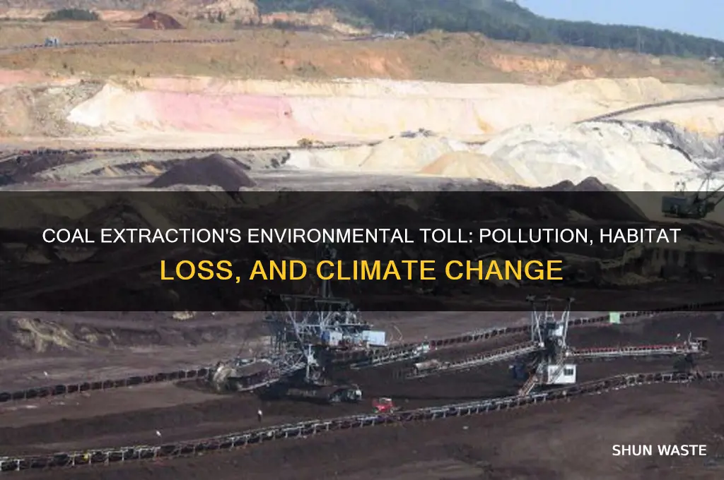 how does the extraction of coal impact the environment