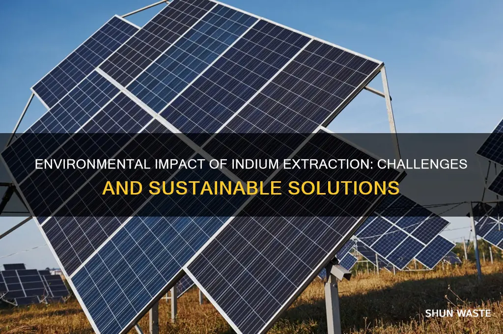 how does the extraction of indium affect the environment