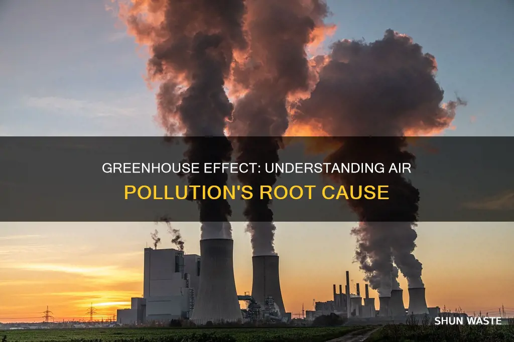 how does the greenhouse effect cause air pollution
