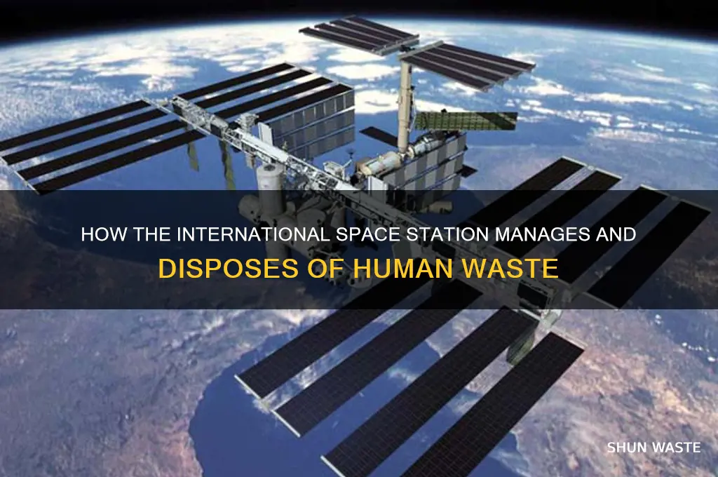 how does the iss get rid of human waste