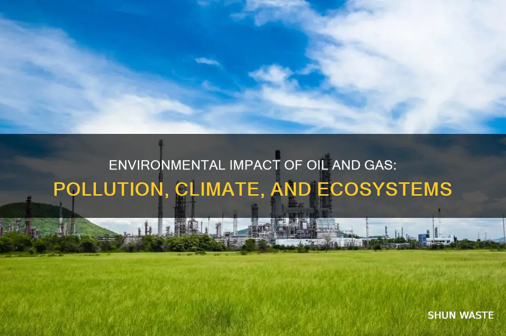 how does the oil and gas industry affect the environment