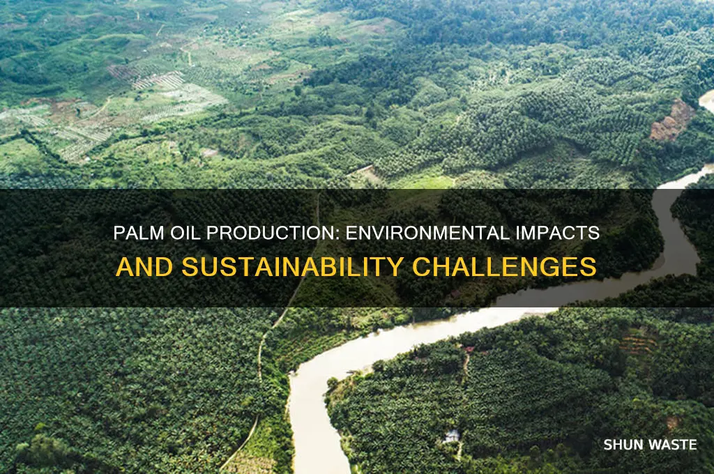how does the production of palm oil affect the environment