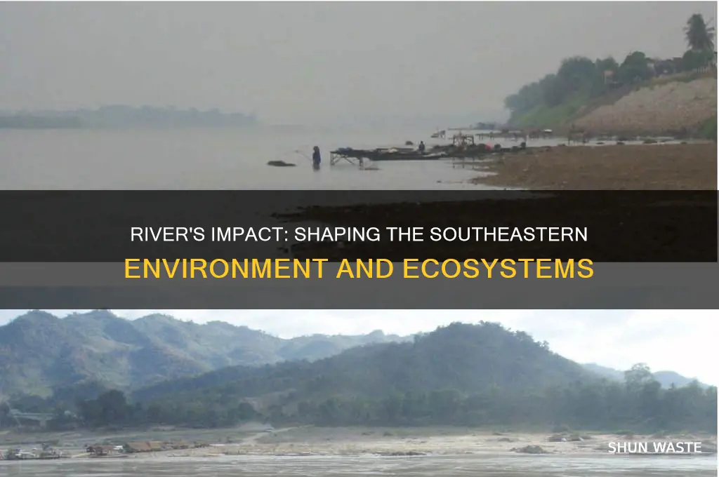 how does the river affects the southeastern environment